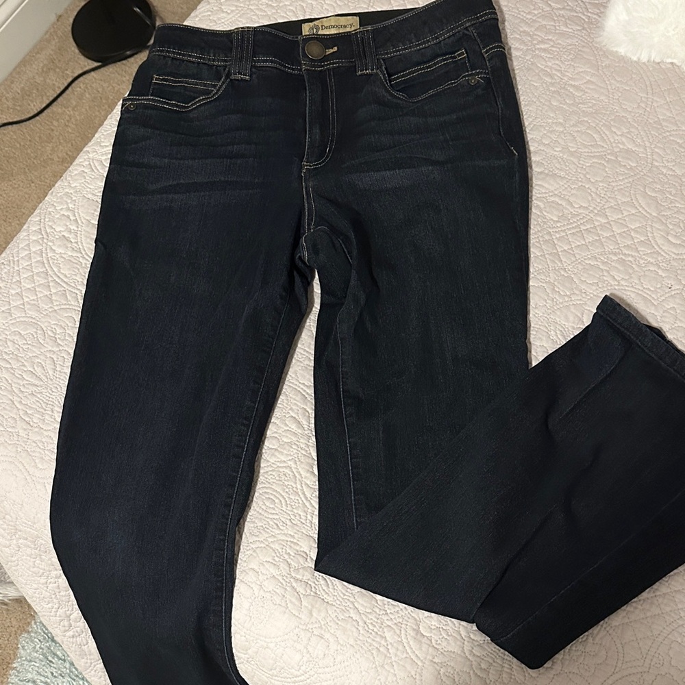 Democracy Dark Indigo bootcut style Jeans